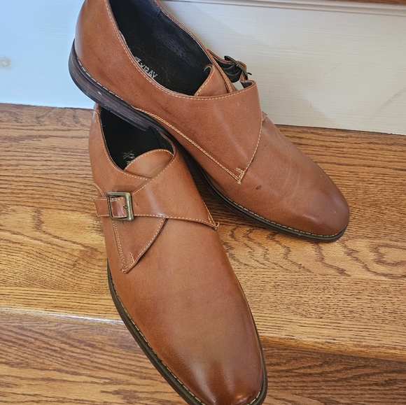 Men's Size 13 Dress Shoes; Brown with darker tips - Picture 12 of 12